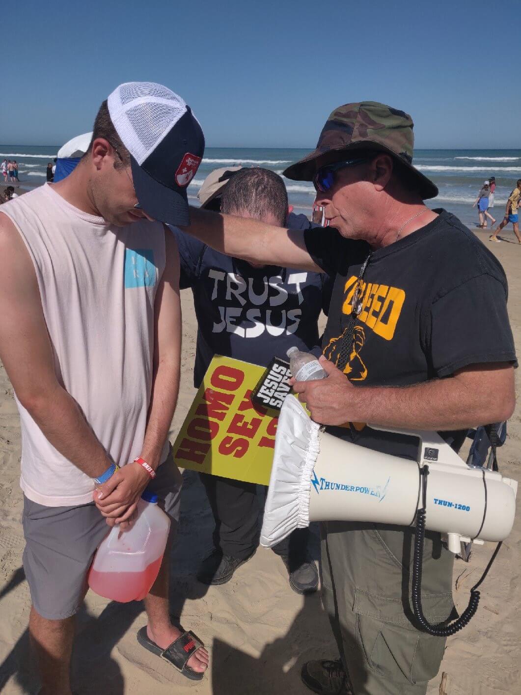 Beach ministry and prayer